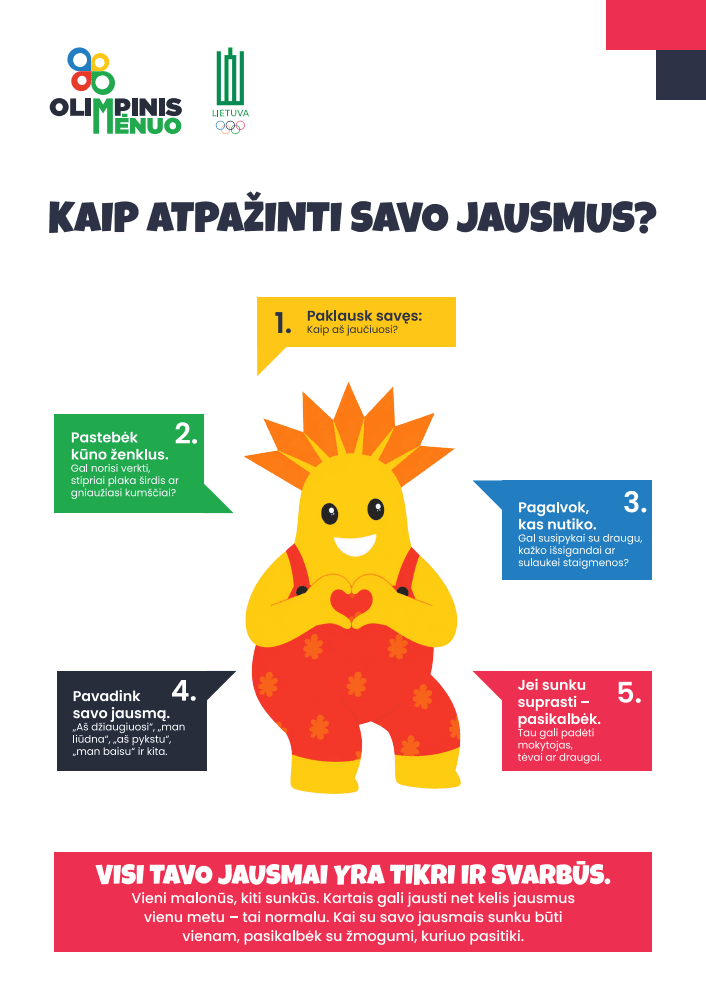 Kaip atpažinti jausmus?